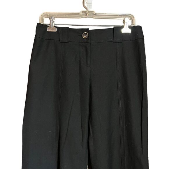 Ann Taylor Lindsay black straight leg dress pants. Size 4 - Picture 2 of 9